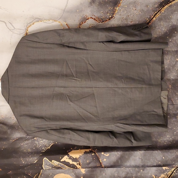 Calvin Klein Charcoal Blazer Suit Coat - Picture 5 of 11